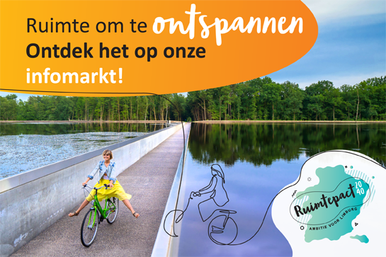 Ruimtepact 2040 - Ruimte om te ontspannen - Ontdek het op onze infomarkt